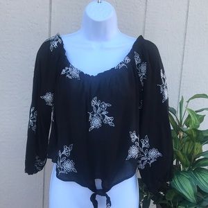 L.A. Hearts crop top